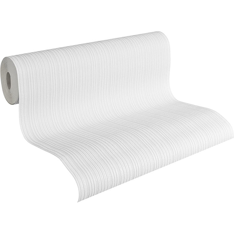 A S. Creation 33' L x 21" W Paintable Wallpaper Roll Wayfair.co.uk